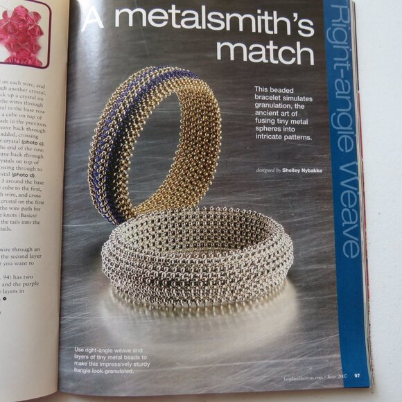 Bead and Button Magazine Creative Ideas For The Art of Beads Jewelry June 2007 - Picture 9 of 13